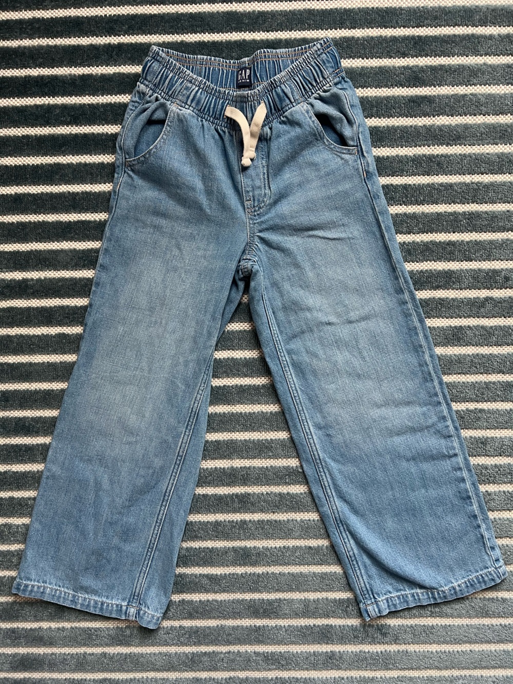 Gap Wide-Leg Pull-On Girls Jeans